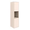 Victorian Plumbing Haywood 1400mm Matt Pink / Driftwood Wall Hung Tall Unit -Vanity Unit Bathroom Suites nfc1161 l
