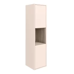 Victorian Plumbing Haywood 1400mm Matt Pink / Driftwood Wall Hung Tall Unit