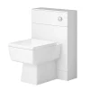 Nova Bathroom Nova High Gloss White Vanity Bathroom Suite - W1300 X D400/200mm -Vanity Unit Bathroom Suites novahighglosswhitevanitybathroomsuitew1300d2