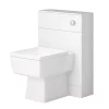 Nova Bathroom Nova High Gloss White Vanity Bathroom Suite - W1500 X D400/200mm -Vanity Unit Bathroom Suites novahighglosswhitevanitybathroomsuitew1500d2