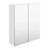 Hudson Reed 600mm White Gloss 50/50 Mirror Unit -Vanity Unit Bathroom Suites off117 nl