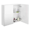 Klyn Bathroom Brooklyn 800mm Gloss White Bathroom Mirror Cabinet - 2 Door 2 Klyn Bathroom Brooklyn 800mm Gloss White Bathroom Mirror Cabinet - 2 Door -Vanity Unit Bathroom Suites off119 d4