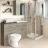 Hudson Reed 600mm Driftwood 50/50 Mirror Unit 2 Hudson Reed 600mm Driftwood 50/50 Mirror Unit -Vanity Unit Bathroom Suites off217 d1