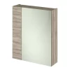 Hudson Reed 600mm Driftwood 75/25 Mirror Unit -Vanity Unit Bathroom Suites off218 l