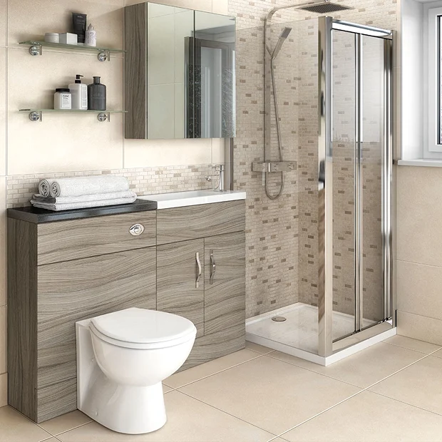 Hudson Reed 600x255mm Driftwood Compact WC Unit 3 Hudson Reed 600x255mm Driftwood Compact WC Unit
