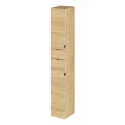 Hudson Reed 300x355mm Tall Natural Oak Full Depth Tower Unit