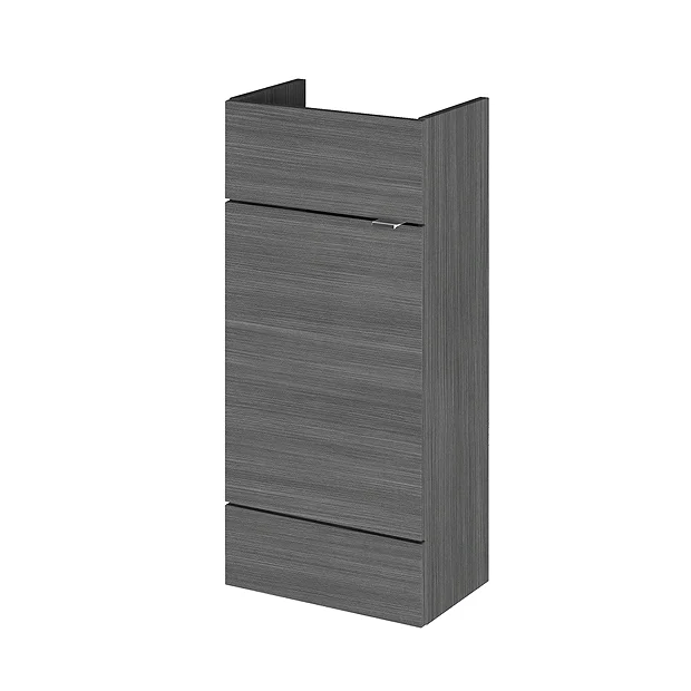 Hudson Reed 400x255mm Grey Avola Compact Vanity Unit 4 Hudson Reed 400x255mm Grey Avola Compact Vanity Unit - Image 2
