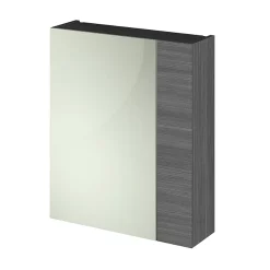Hudson Reed 600mm Grey Avola 75/25 Mirror Unit