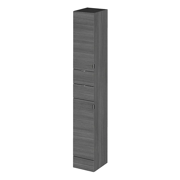 Hudson Reed 300x355mm Tall Grey Avola Full Depth Tower Unit 4 Hudson Reed 300x355mm Tall Grey Avola Full Depth Tower Unit - Image 2