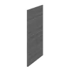 Hudson Reed 370mm Grey Avola Decorative End Panel -Vanity Unit Bathroom Suites off592n