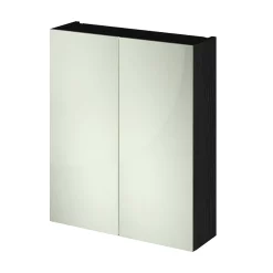 Hudson Reed 600mm Hacienda Black 50/50 Mirror Unit