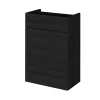 Hudson Reed 600x355mm Hacienda Black Full Depth WC Unit -Vanity Unit Bathroom Suites off648n