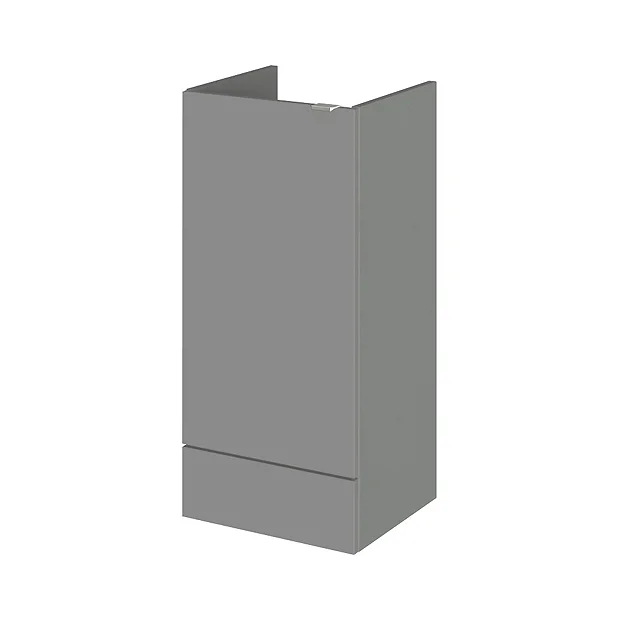 Hudson Reed 400x355mm Gloss Grey Full Depth Base Unit 4 Hudson Reed 400x355mm Gloss Grey Full Depth Base Unit - Image 2