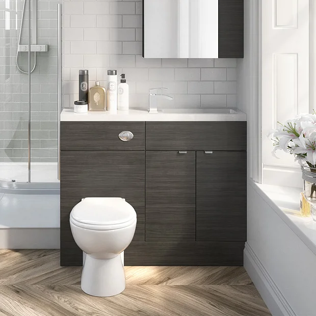 Hudson Reed 1200 X 255mm Slimline Polymarble Basin 1TH 3 Hudson Reed 1200 X 255mm Slimline Polymarble Basin 1TH