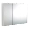 Nuie Minimalist 3-Door Bathroom Mirror Cabinet (Width 900mm) 1 Nuie Minimalist 3-Door Bathroom Mirror Cabinet (Width 900mm) -Vanity Unit Bathroom Suites premierminimalist3doorbathroommirrorcabinetwidth900mmvty055l