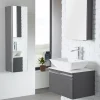 Roper Rhodes 320mm Mirrored Storage Unit - Gloss White -Vanity Unit Bathroom Suites purs600ce d1nnn