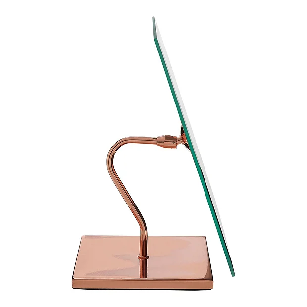 Victorian Plumbing Rose Gold Free Standing Table Mirror 5 Victorian Plumbing Rose Gold Free Standing Table Mirror - Image 3