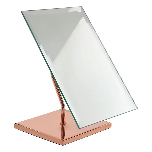 Victorian Plumbing Rose Gold Free Standing Table Mirror 4 Victorian Plumbing Rose Gold Free Standing Table Mirror - Image 2