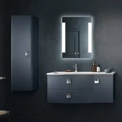 Hudson Reed Sarenna 350mm Wall Hung Tall Unit - Mineral Blue