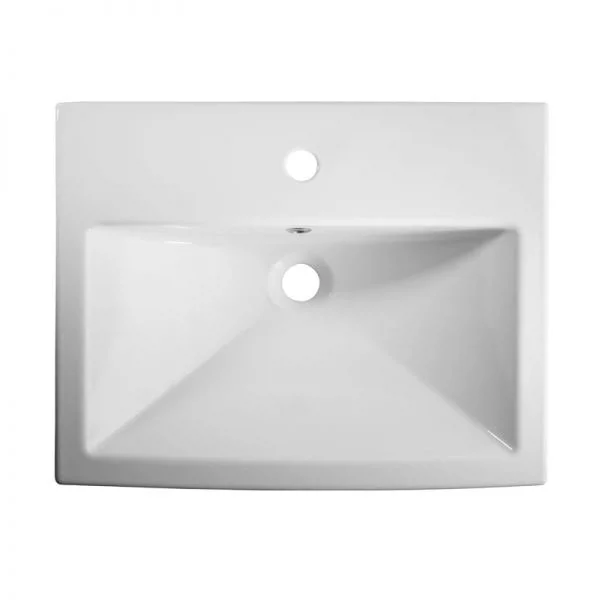 Tavistock Courier 600mm Semi-Countertop Unit & Basin - Gloss White 5 Tavistock Courier 600mm Semi-Countertop Unit & Basin - Gloss White - Image 3