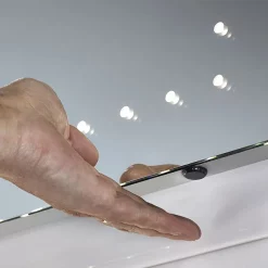 Sensio Furniture Lighting Solution Sensio Bronte 800 X 600mm LED Border Mirror With Demister Pad -Vanity Unit Bathroom Suites se30516c0 d1 2