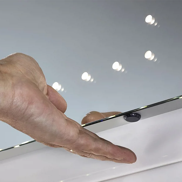 Sensio Furniture Lighting Solution Sensio Sienna 390 X 500mm LED Mirror With Demister Pad & Shaving Socket 6 Sensio Furniture Lighting Solution Sensio Sienna 390 X 500mm LED Mirror With Demister Pad & Shaving Socket - Image 4