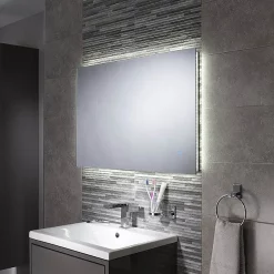 Sensio Furniture Lighting Solution Sensio Eden 600 X 900mm Backlit LED Mirror With Demister Pad