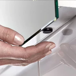 Sensio Furniture Lighting Solution Sensio Aspen Diffused Double LED Mirror Cabinet With Shaving Socket -Vanity Unit Bathroom Suites se30766c0 d2