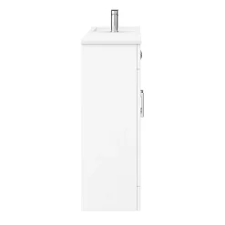 Valencia Slimline Combination Basin & Toilet Unit - White Gloss - (1000 X 305mm) 11 Valencia Slimline Combination Basin & Toilet Unit - White Gloss - (1000 X 305mm) -Vanity Unit Bathroom Suites slfp n d2