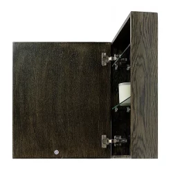 Victorian Plumbing 550mm Slimline Mirror Cabinet Dark Oak -Vanity Unit Bathroom Suites smcdo d1