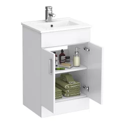 Toreno B-Shaped Complete Modern Bathroom Package -Vanity Unit Bathroom Suites tbscbp d1