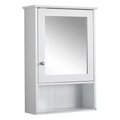 Victorian Plumbing Tongue And Groove Bathroom Mirror Cabinet - White -Vanity Unit Bathroom Suites tg103mnl