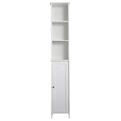 Victorian Plumbing Tongue And Groove Tall Storage Unit - White