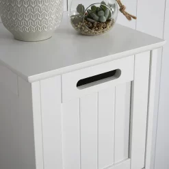 Victorian Plumbing Tongue And Groove 4 Drawer Bathroom Storage Unit - White -Vanity Unit Bathroom Suites tg219md2
