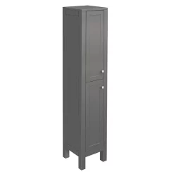 Trafalgar 1600mm Grey Tall Floor Standing Cabinet -Vanity Unit Bathroom Suites trftbgry l