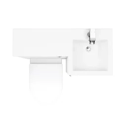 Valencia 900mm Combination Bathroom Suite Unit + Solace Toilet -Vanity Unit Bathroom Suites val900sl new d5