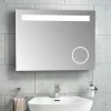 Victorian Plumbing Vancouver 800x600mm LED Mirror Inc. Infrared Sensor + Anti-Fog -Vanity Unit Bathroom Suites vancouver800x600mmledmirrorl