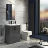 Venice Black 500 X 800mm Rectangular Mirror -Vanity Unit Bathroom Suites venr5080blk d3