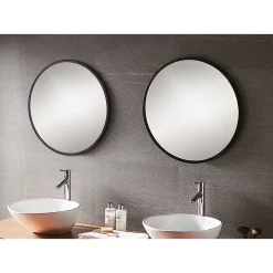 Venice Black 800mm Round Mirror -Vanity Unit Bathroom Suites venr60blk d2 1