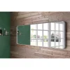 Venice White Frame 1500 X 500mm Rectangular Mirror -Vanity Unit Bathroom Suites venwf1550 d1