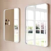 Venice White Frame 500 X 750mm Rectangular Mirror -Vanity Unit Bathroom Suites venwf5075 d2