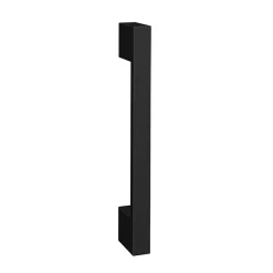 Victorian Plumbing Apollo2 400mm Gloss Grey Tall Wall Hung Unit W. Matt Black Handle -Vanity Unit Bathroom Suites vma460mb d1