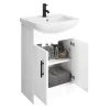 Venice 560mm Gloss White Vanity Unit With Matt Black Handles + Toilet Package 2 Venice 560mm Gloss White Vanity Unit With Matt Black Handles + Toilet Package -Vanity Unit Bathroom Suites vn56wcpk d6