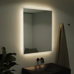 Venice 800 X 1200mm Rectangular LED Illuminated Anti-Fog Bathroom Mirror 10 Venice 800 X 1200mm Rectangular LED Illuminated Anti-Fog Bathroom Mirror -Vanity Unit Bathroom Suites vn6080mir d1 2