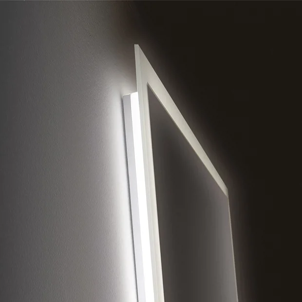 Venice 800 X 1000mm Rectangular LED Illuminated Anti-Fog Bathroom Mirror 6 Venice 800 X 1000mm Rectangular LED Illuminated Anti-Fog Bathroom Mirror - Image 4