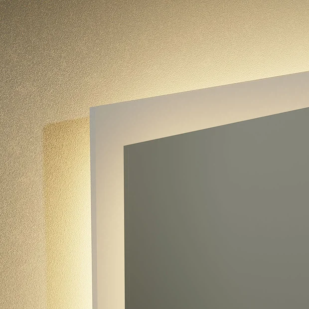 Venice 800 X 1000mm Rectangular LED Illuminated Anti-Fog Bathroom Mirror 7 Venice 800 X 1000mm Rectangular LED Illuminated Anti-Fog Bathroom Mirror - Image 5