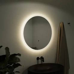 Venice 1200mm Round LED Illuminated Anti-Fog Bathroom Mirror -Vanity Unit Bathroom Suites vn60mir d1 1