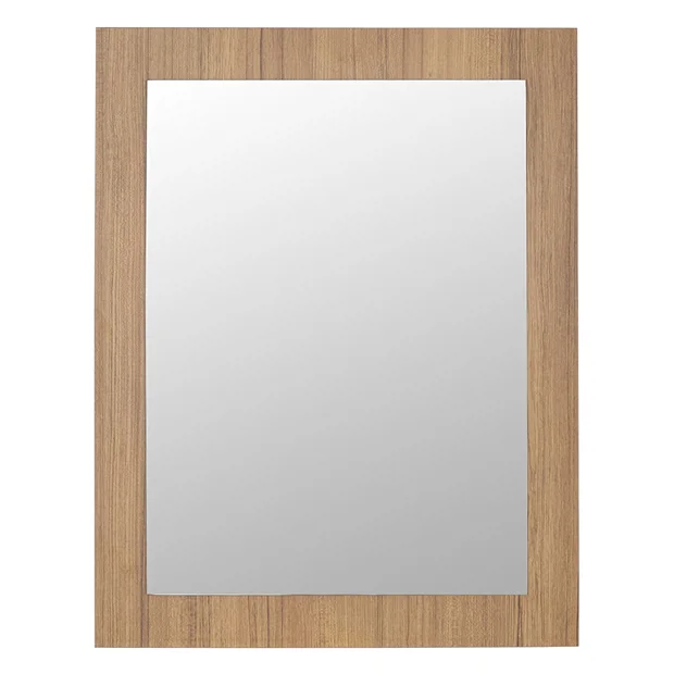 Valencia Naturale Oak Effect Framed Mirror 550 X 700mm 4 Valencia Naturale Oak Effect Framed Mirror 550 X 700mm - Image 2