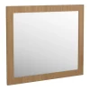 Valencia Naturale Oak Effect Framed Mirror 800 X 700mm -Vanity Unit Bathroom Suites vnat80m d2