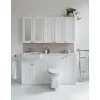 Urlington Bathroom Burlington 30 Single Door Base Unit - Matt White